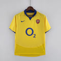 Arsenal 2003/2005 Away Yellow Retro Shirt Gunners Henry