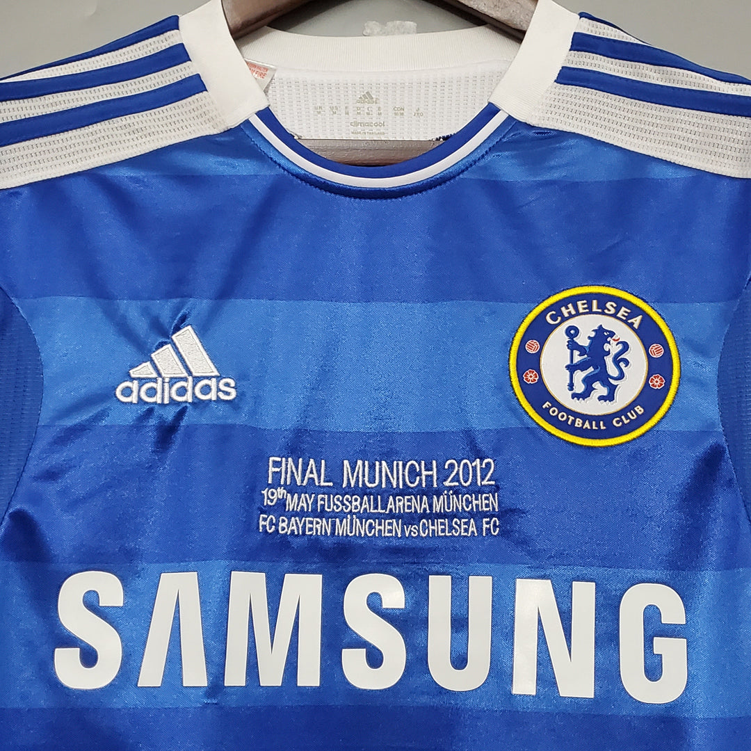 Chelsea 2011/2012 Home Retro Shirt Champions League Final Munich