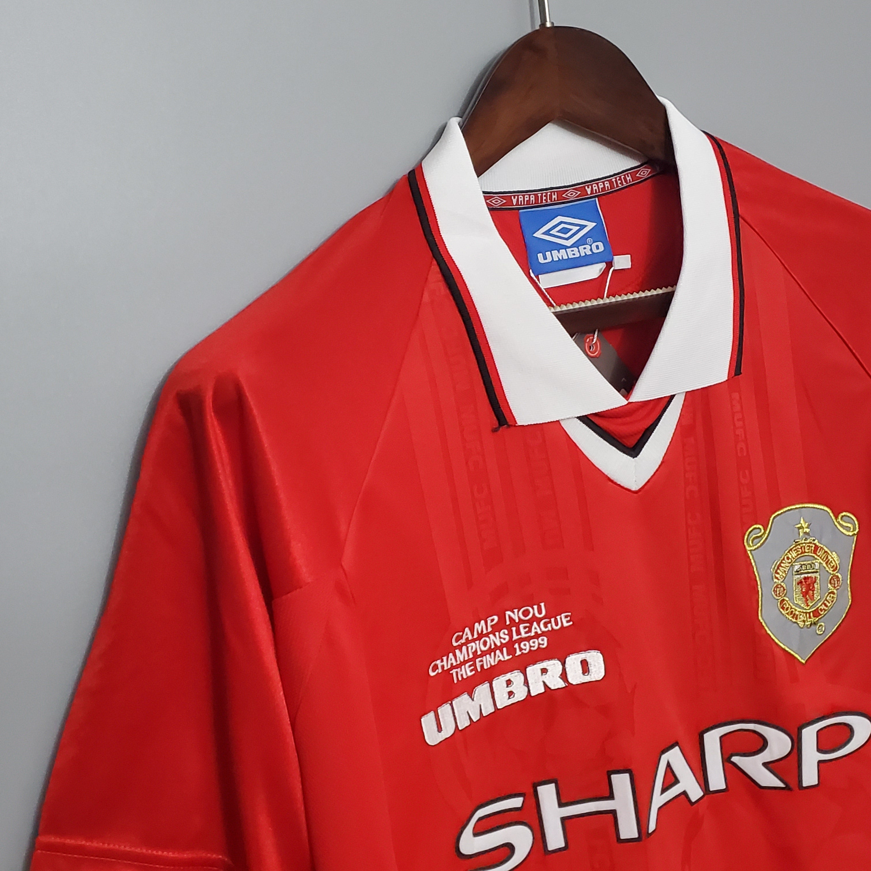 Manchester United 1999/2000 Home Retro Shirt Champions League Final