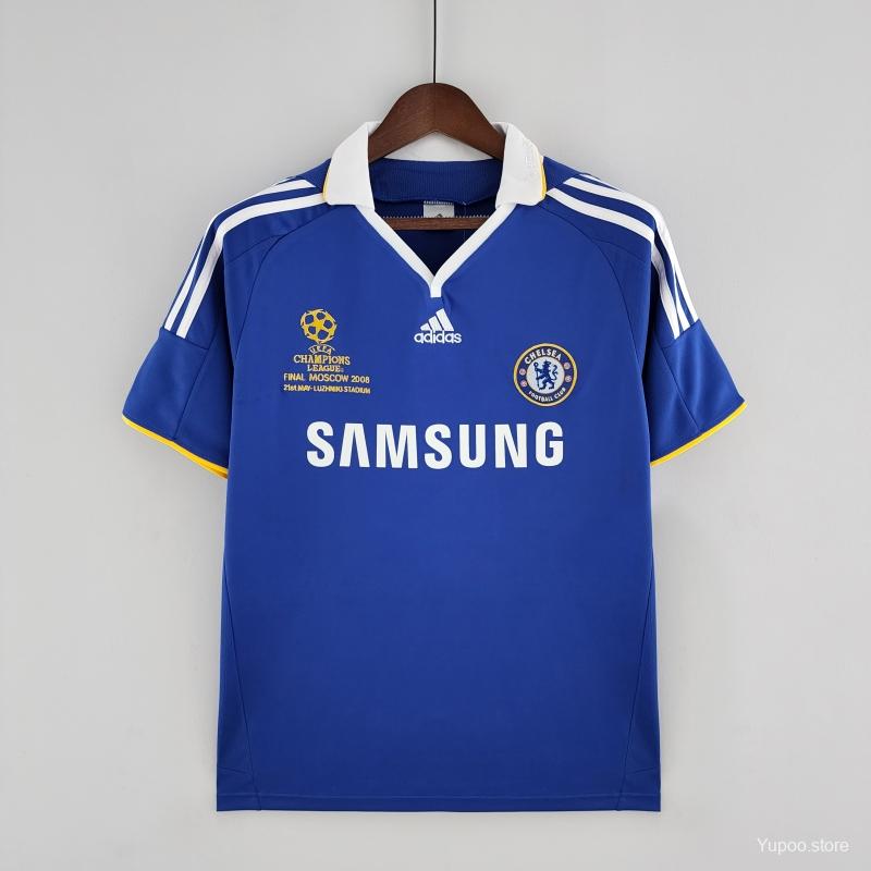 Chelsea 2008/2009 Home Retro Shirt Champions League Final Moscow