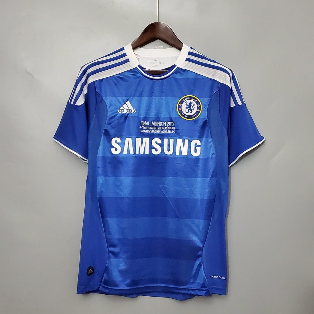 Chelsea 2011/2012 Home Retro Shirt Champions League Final Munich