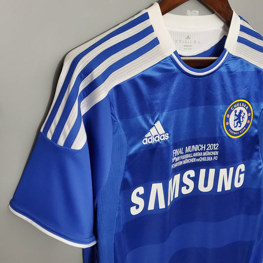 Chelsea 2011/2012 Home Retro Shirt Champions League Final Munich