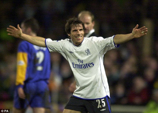 Chelsea 2001/2003 Away White Retro Shirt