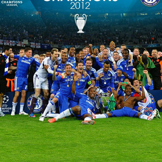 Chelsea 2011/2012 Home Retro Shirt Champions League Final Munich