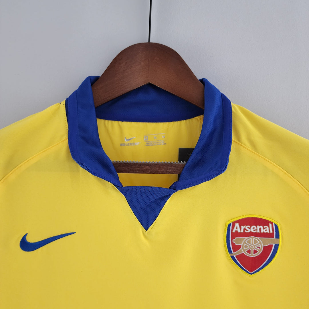 Arsenal 2003/2005 Away Yellow Retro Shirt Gunners Henry