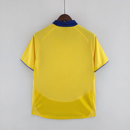 Arsenal 2003/2005 Away Yellow Retro Shirt Gunners Henry