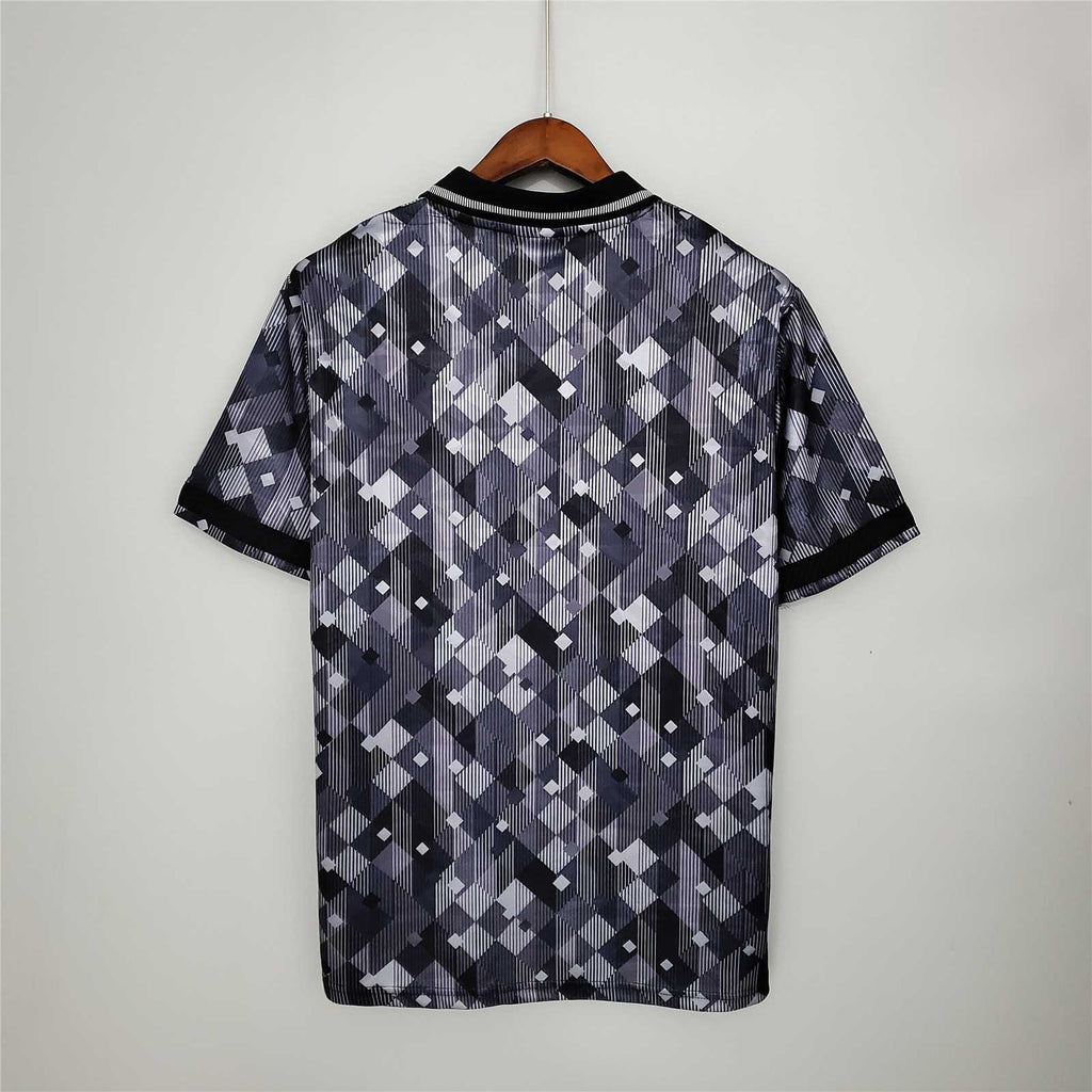 England 1990 Third Retro Shirt Black Out