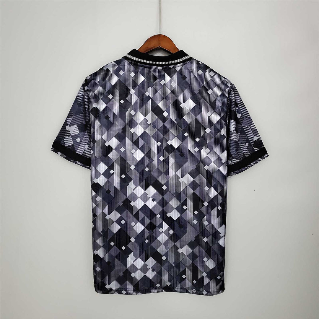 England 1990 Third Retro Shirt Black Out