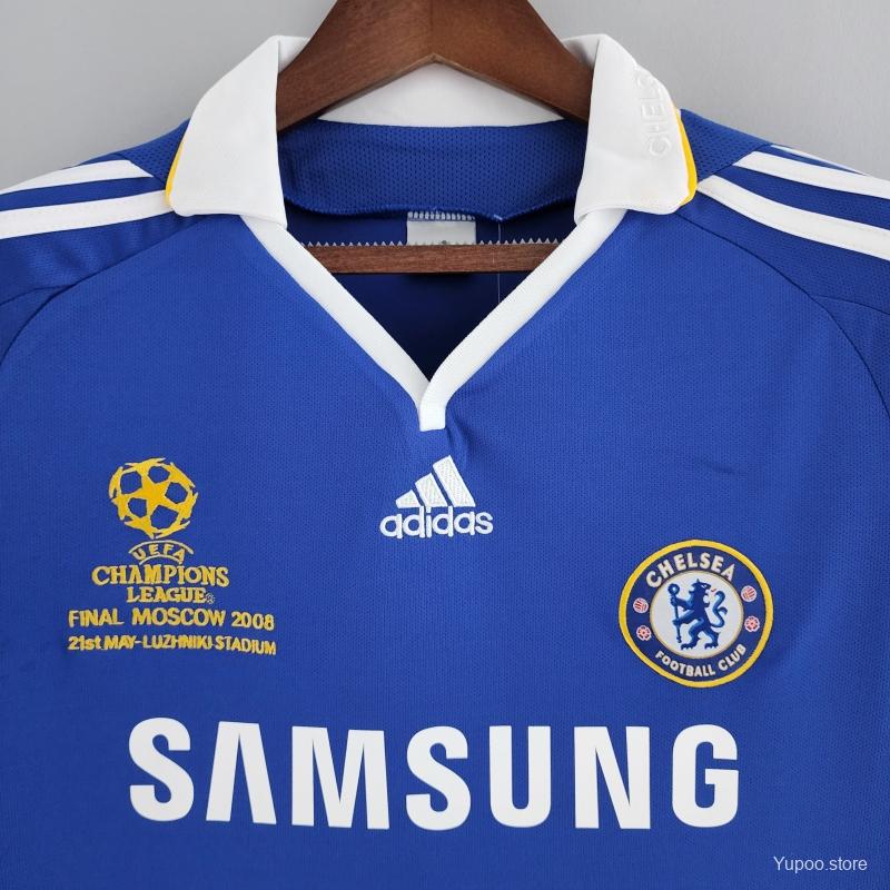 Chelsea 2008/2009 Home Retro Shirt Champions League Final Moscow