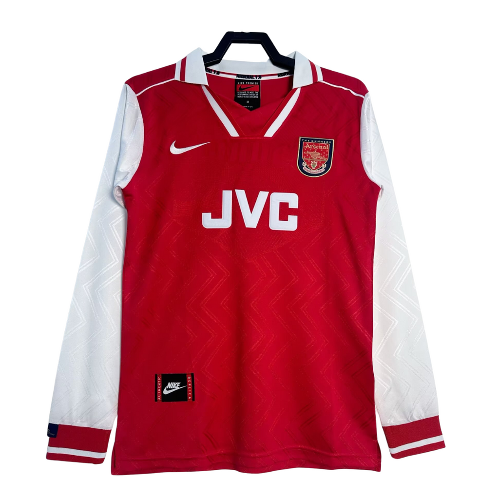 Arsenal 1996/1997 Home Retro Shirt - Long Sleeve