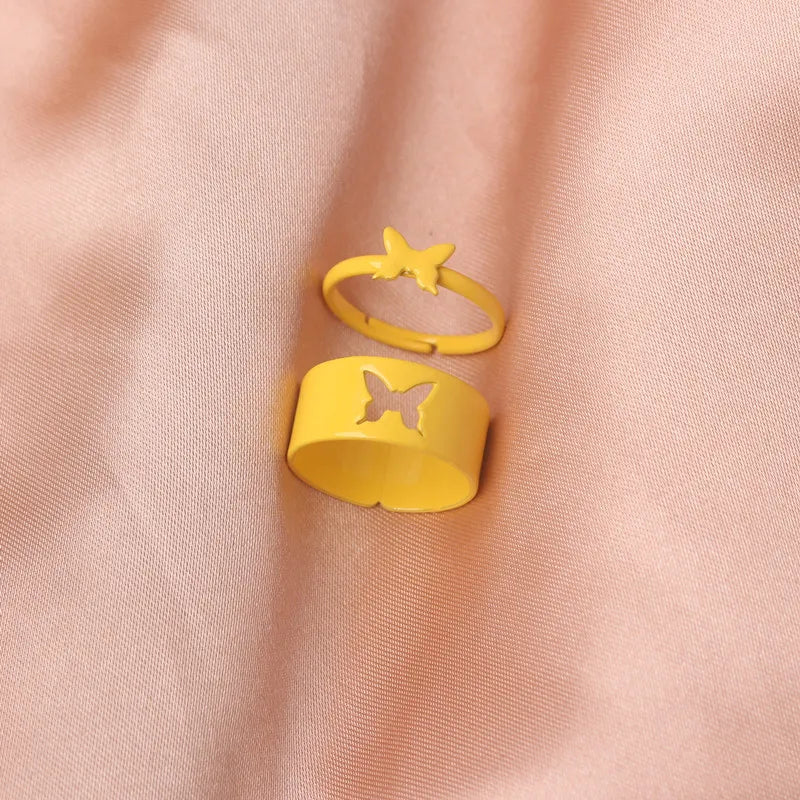 unique-couple-wedding-ring-set-gold - Famzoa