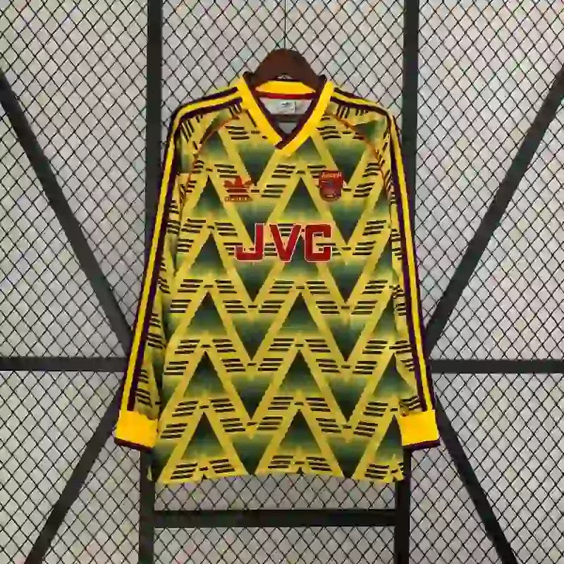 Arsenal 1991-93 Long Sleeve Away Retro Shirt – Famzoa