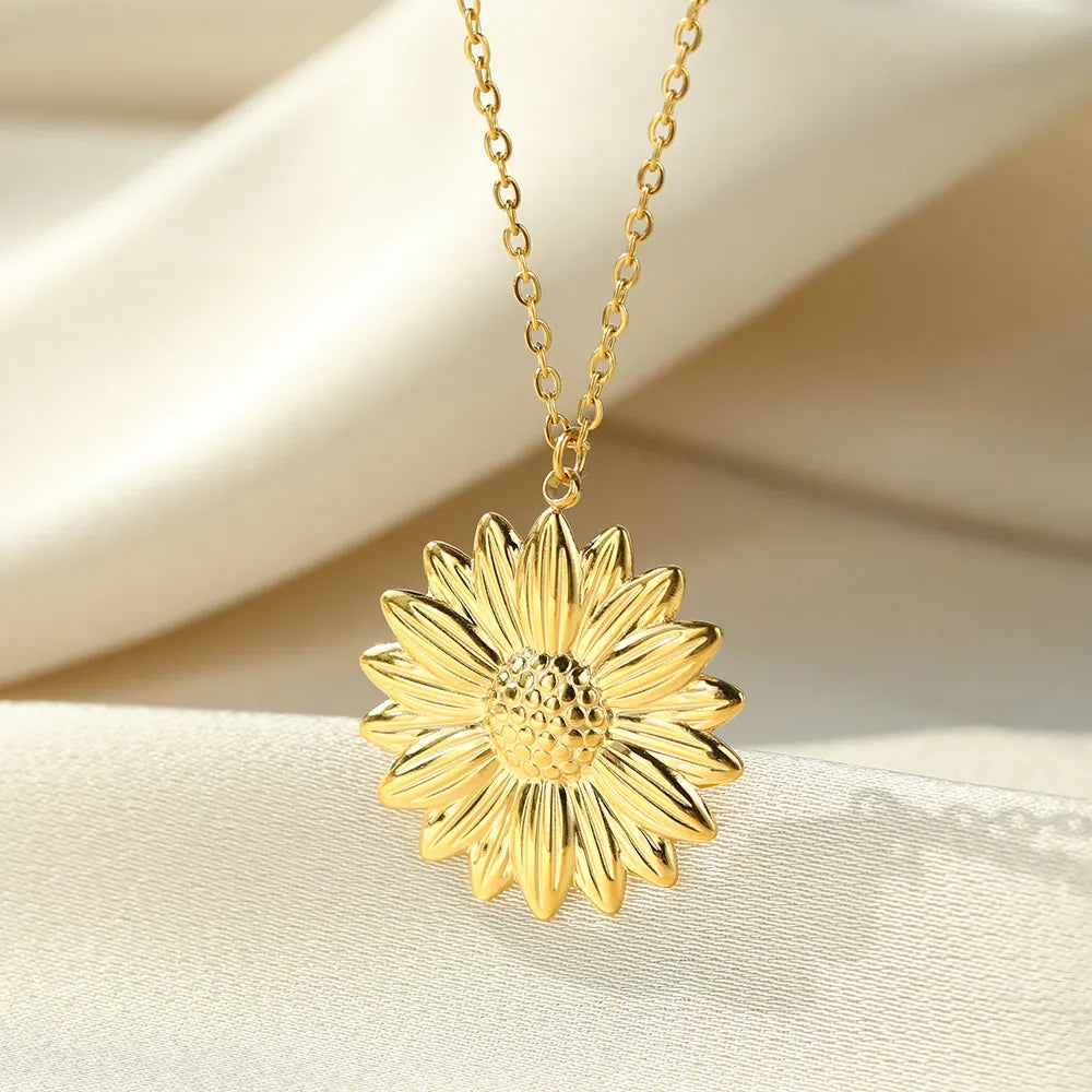 sunflower-necklace