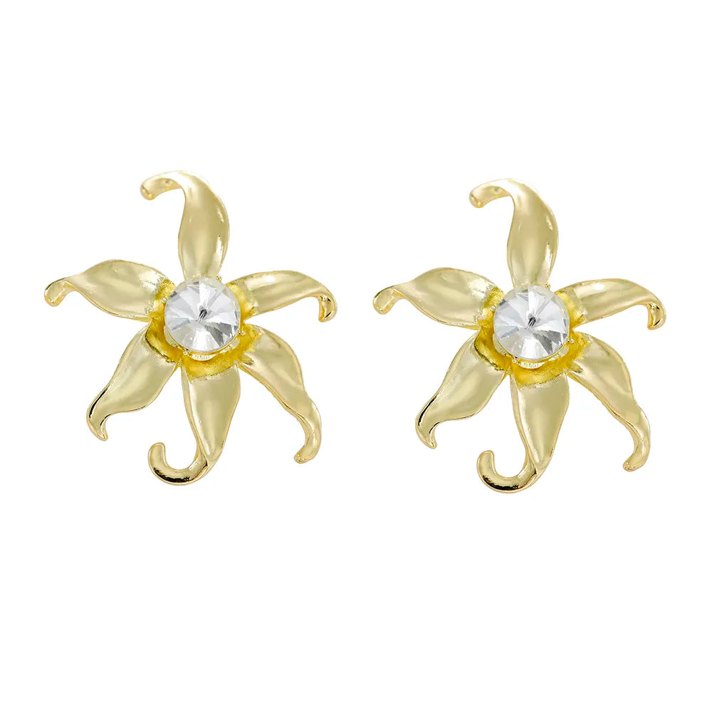 big-flower-earrings - Famzoa