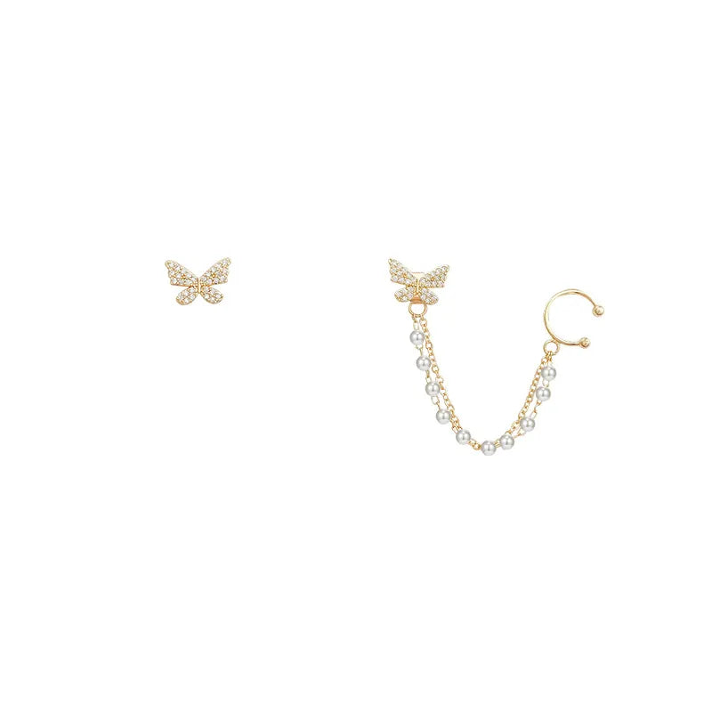 butterfly-clip-earrings - Famzoa